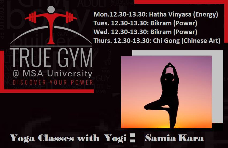 Yoga classes with Yogi: Samia Kara