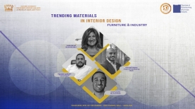 Trending materials in interior design