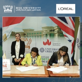 Cooperation agreement between Faculty of Pharmacy &amp; L&#039;Oréal Cosmetics company
