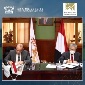 A cooperation agreement between the Faculty of Management Sciences &amp; Egyptian Stock Exchange