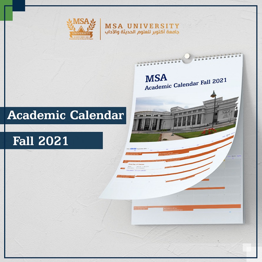 Academic Calendar Fall 2021