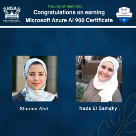 Microsoft Azure 900 AI certification - Faculty of Dentistry