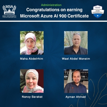 Microsoft Azure 900 AI certification - IT and Administrative Department