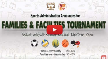 Families and faculties tournament promo