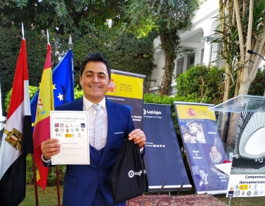 Congratulations Dr. Saafan Amer for winning the “Ibero-American Champions Competition”