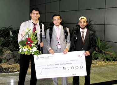 Best Project Award in the festival of Zayed University