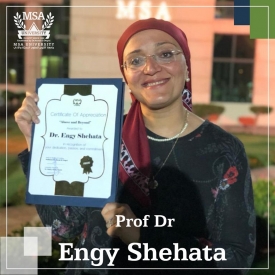 Congratulations Prof. Dr Engy Shehata