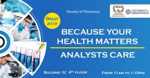 Because Your Health Matters ,Analysts Care