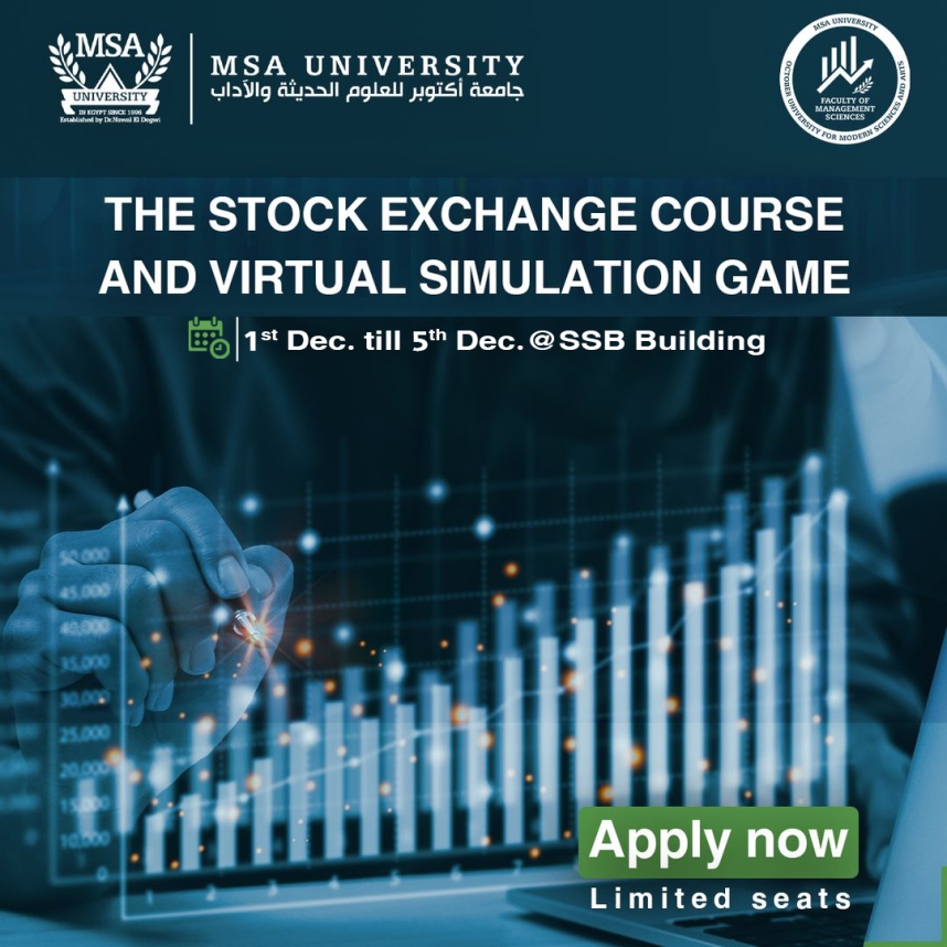 Master the Stock Market: Join MSA 's Management Sciences Stock Exchange Course