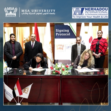 Cooperation agreement between the Faculty of Pharmacy & NERHADOU Pharmaceuticals Company
