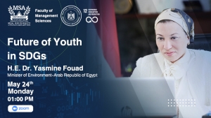 Future of Youth in SDGs by the Minister of Environment
