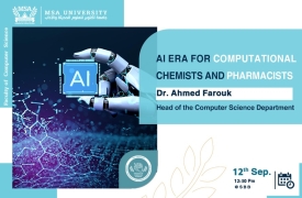 AI Era in Computational Chemistry and Pharmacy a Talk by Dr. Ahmed Farouk