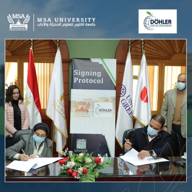 Cooperation agreement between the Faculty of Engineering & German company Dohler-Egypt